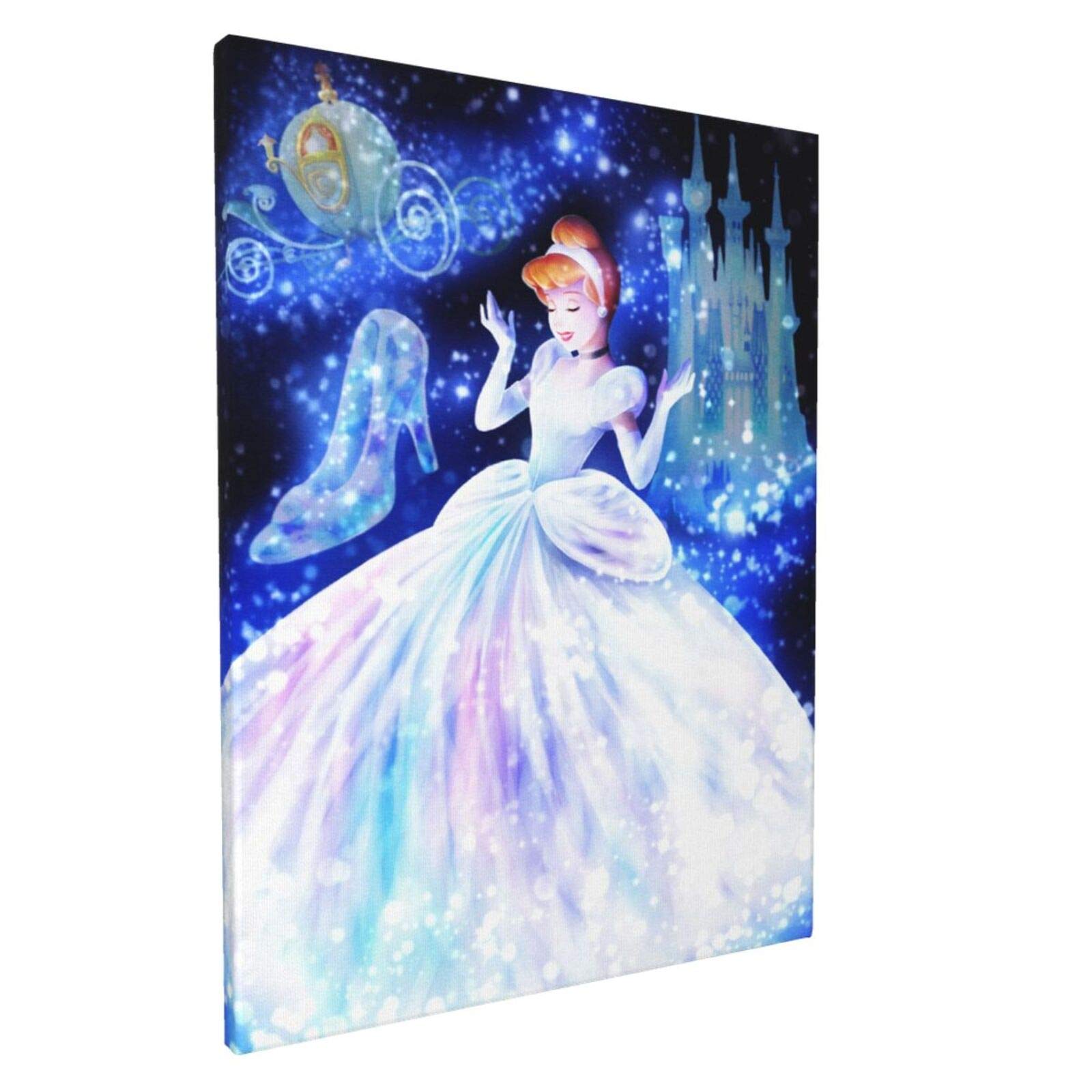 Amazon.co.jp: 魔法の光に包まれて(シンデレラ) 壁掛け 壁の絵